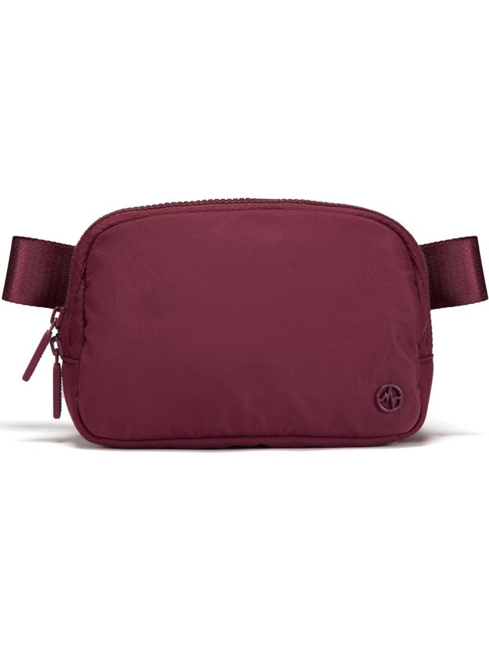 Women's Red Water Repellent Waist Pack Crossbody Bag with Adjustable Strap